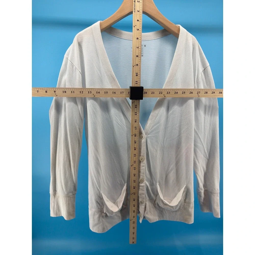 Old Navy Mens Light Blue V-Neck Button Front Cardigan Sweater Size M Pockets